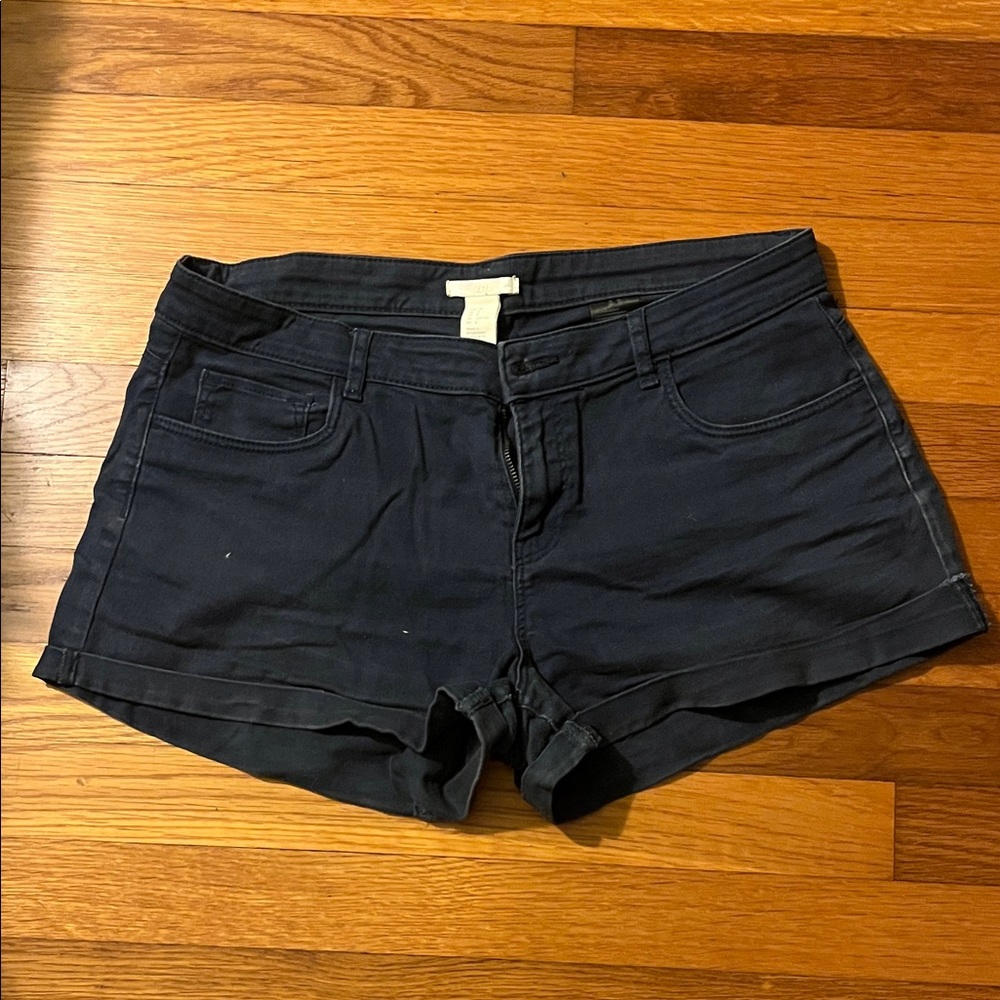 H&M Dark Blue Jean Shorts